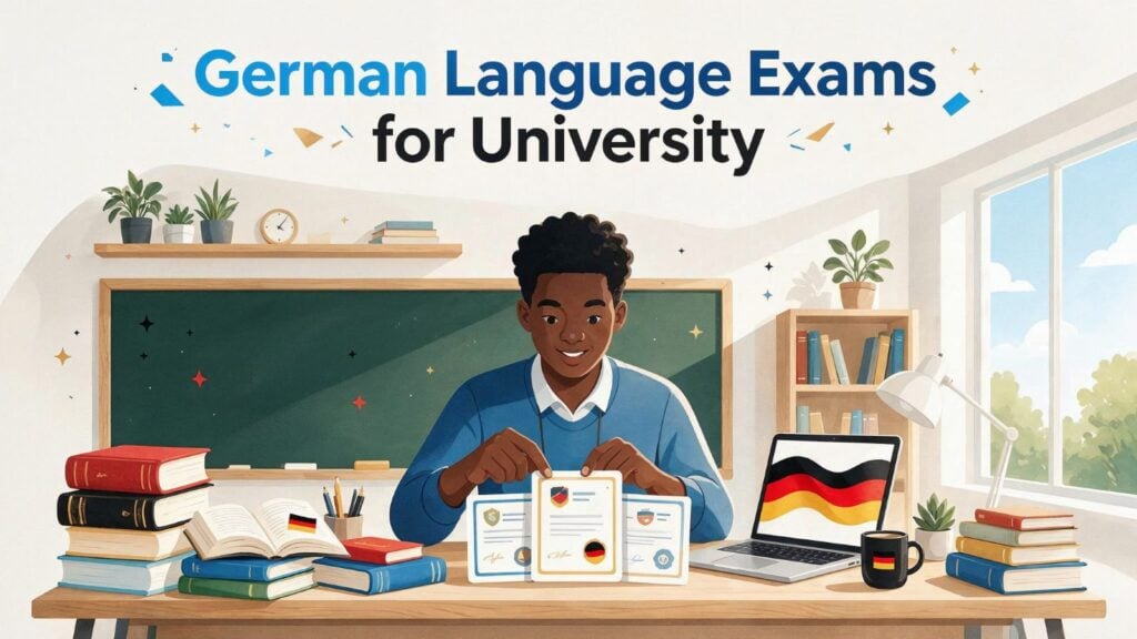 TestDaF vs DSH German exam comparison for Nigerian students