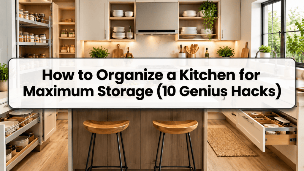 How to Organize a Kitchen for Maximum Storage (10 Genius Hacks)