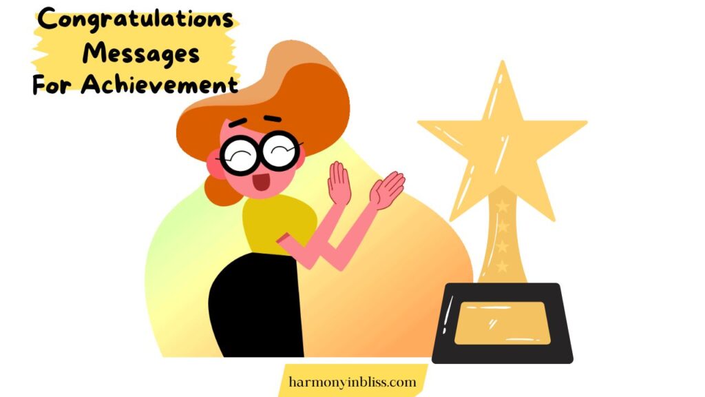 congratulations messages for achievement