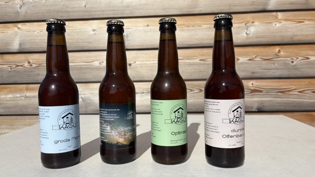 Die vier Charaktere von Kantig&Gut: Handgebraute Biere wie die vier Musketiere – das regionale Geschenk aus Kärnten.