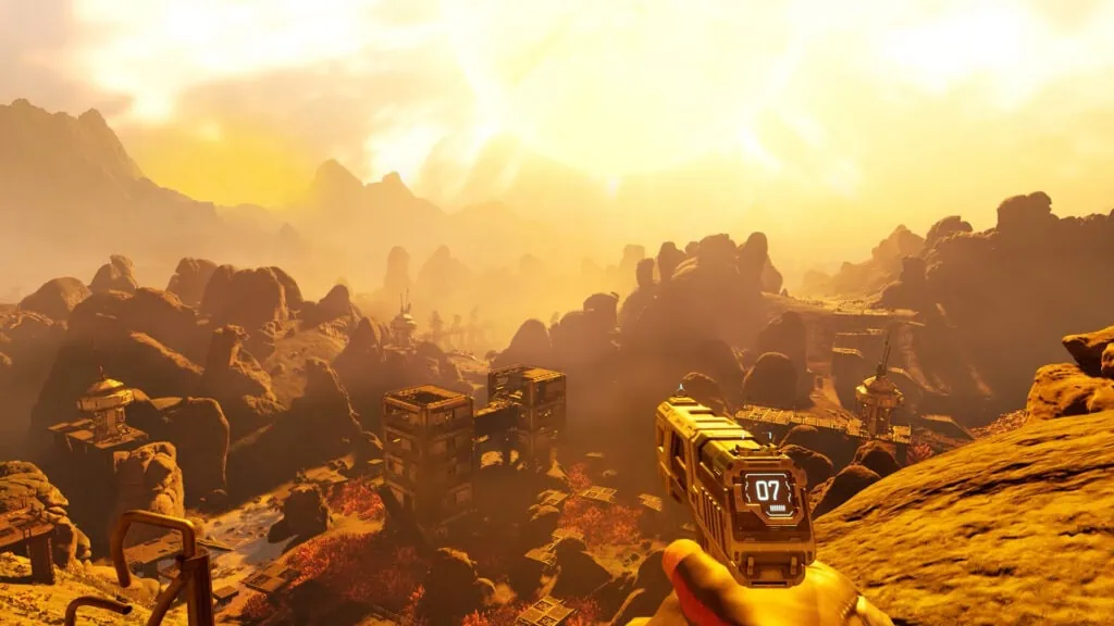 Der namensgebende Sonnensturm am Horizont. Er verändert die komplette Welt...