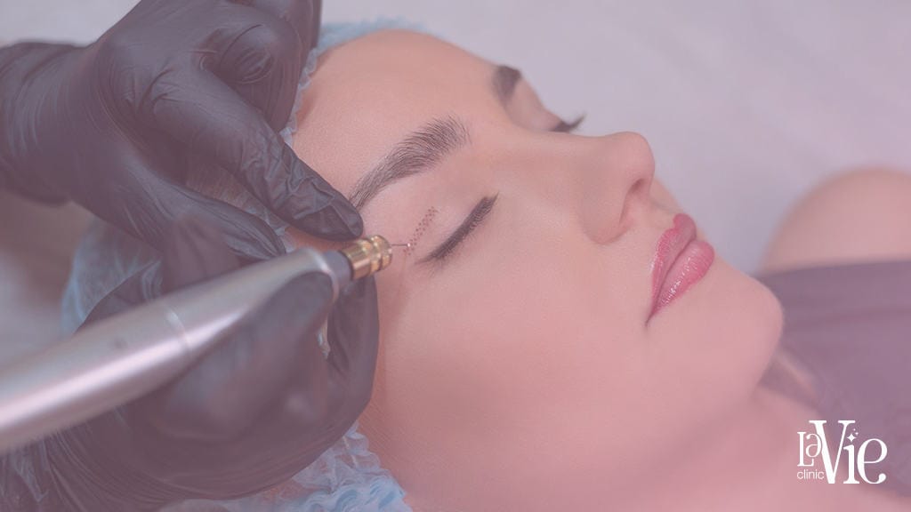 full face fibroblast before and after results - La Vie aesthetic clinic
