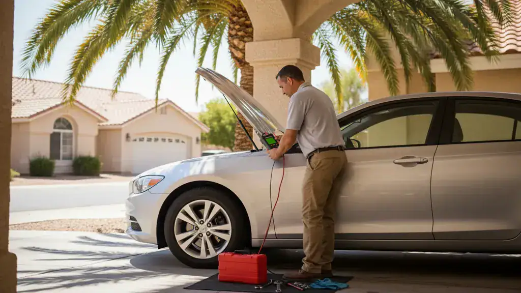 Mobile Car Battery Check Las Vegas Heat Guide