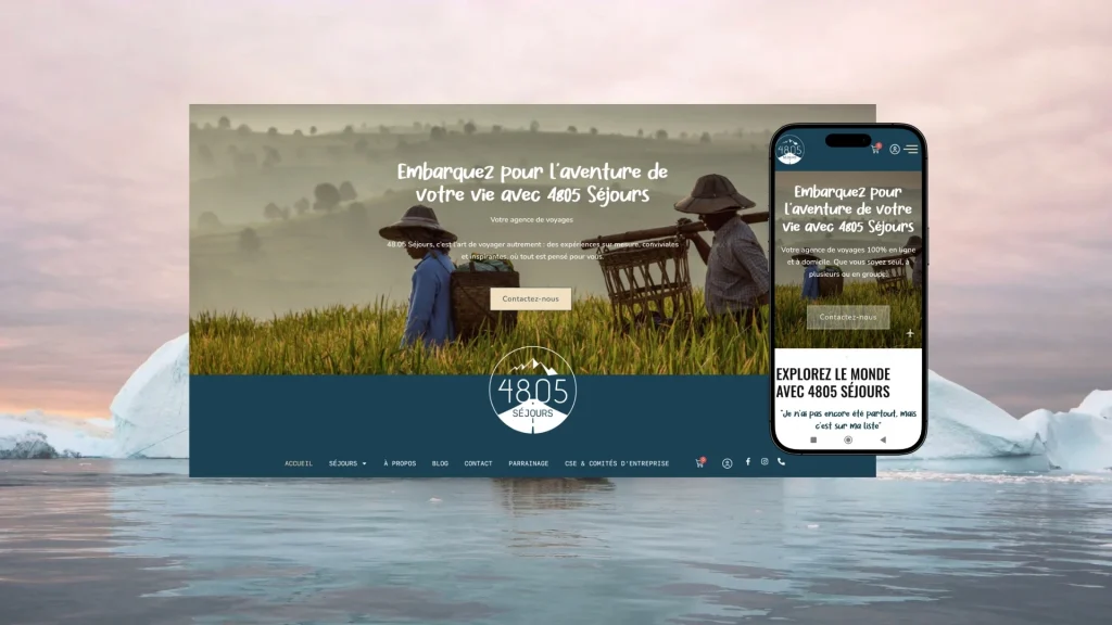 paw-in- création de siteweb - site mobile - 4805 séjours