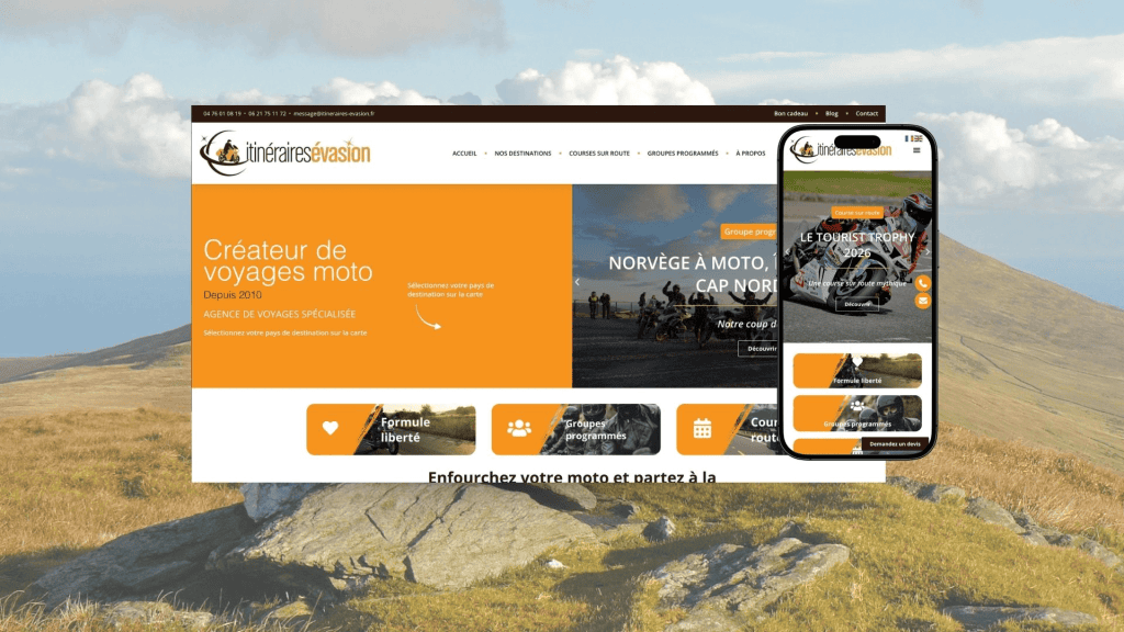 Paw-In - Agence de communication - réalisation - Itinéraire Évasion