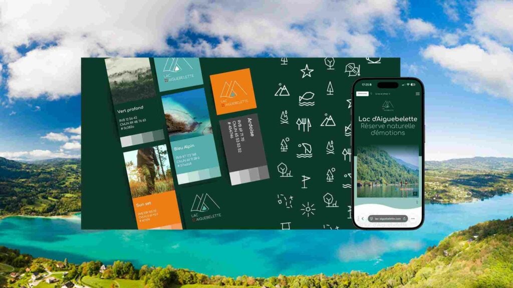 Paw-In - Agence de communication - réalisation -, création graphique et identité visuelle- Lac d'Aiguebelette