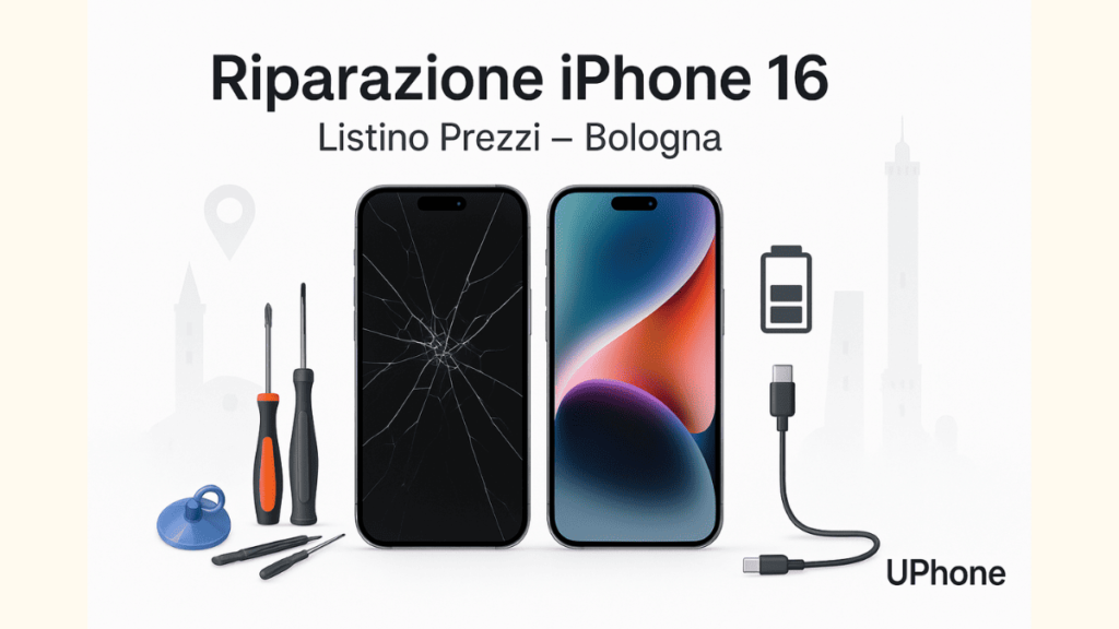Riparazione iPhone 16 | UPhone