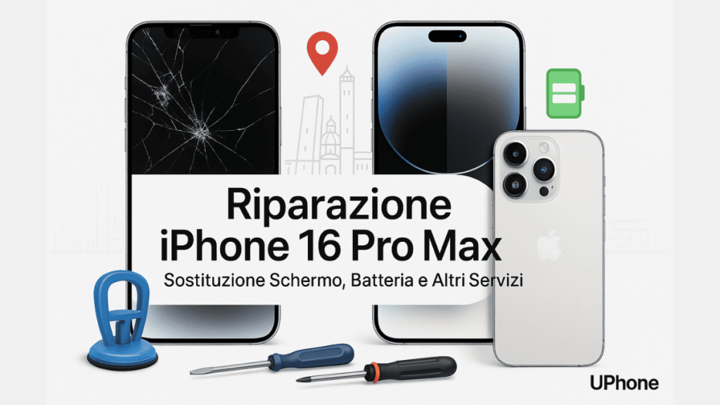 Riparazione iPhone 16 Pro Max a Bologna | UPhone