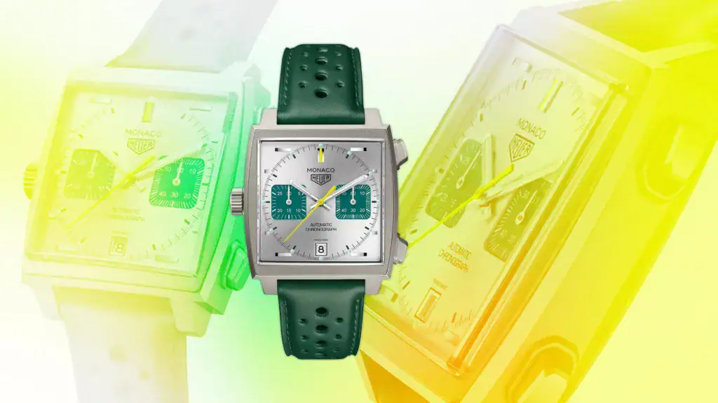 Monaco Tag Heuer Racing Green : excellence et performance.