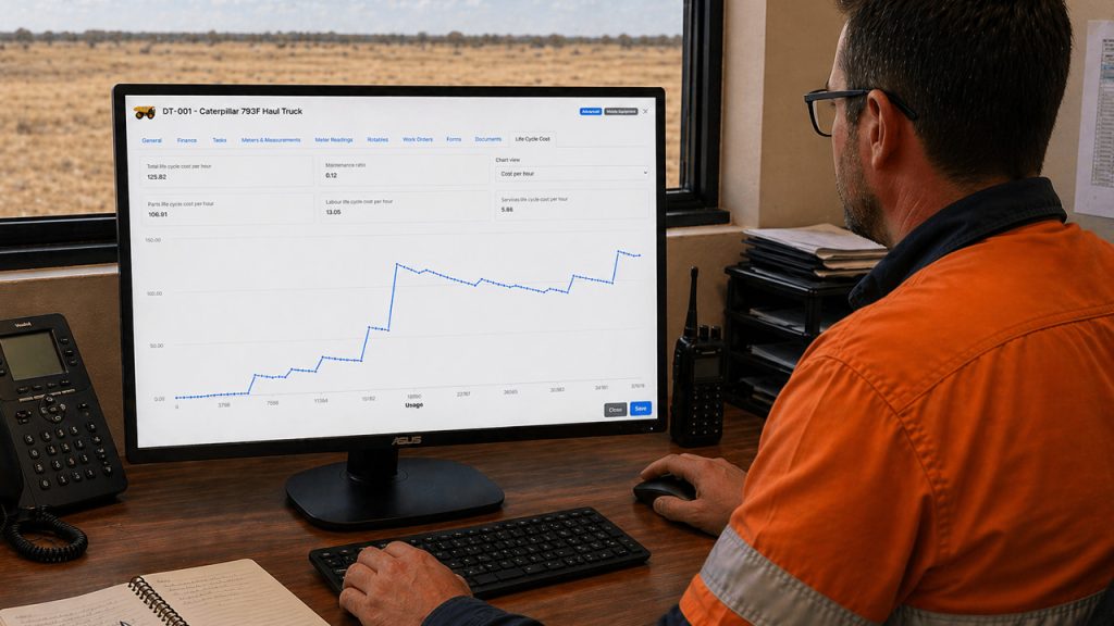 Life cycle cost for minign equipment