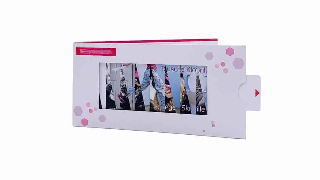 Lamellenkarte als kreatives Marketinginstrument