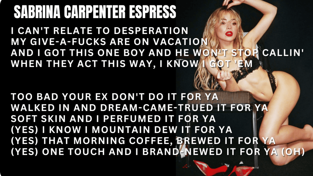 Sabrina Carpenter Espresso Lyrics 4