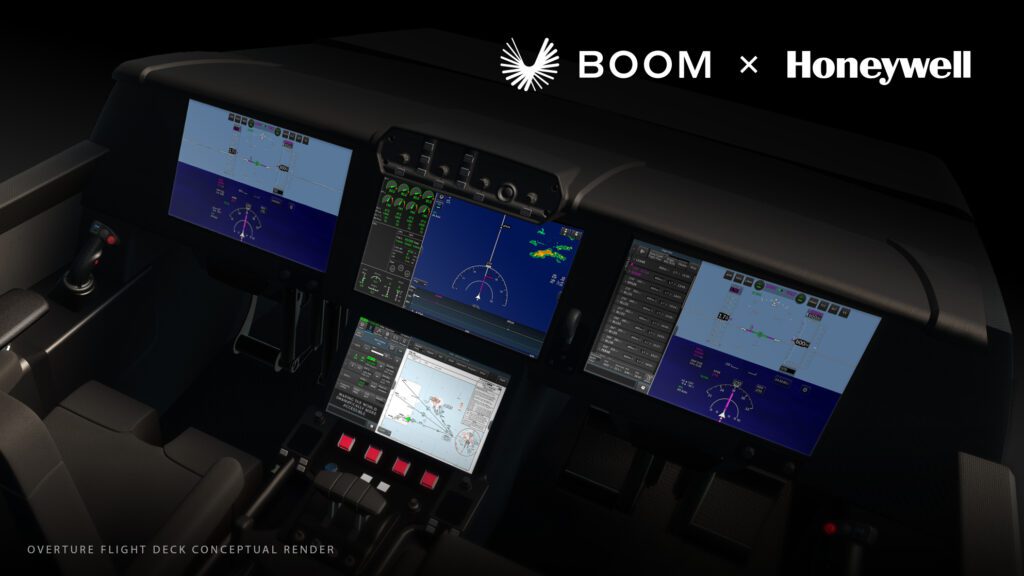Boom Overtue Flight Deck Honeywell 121323