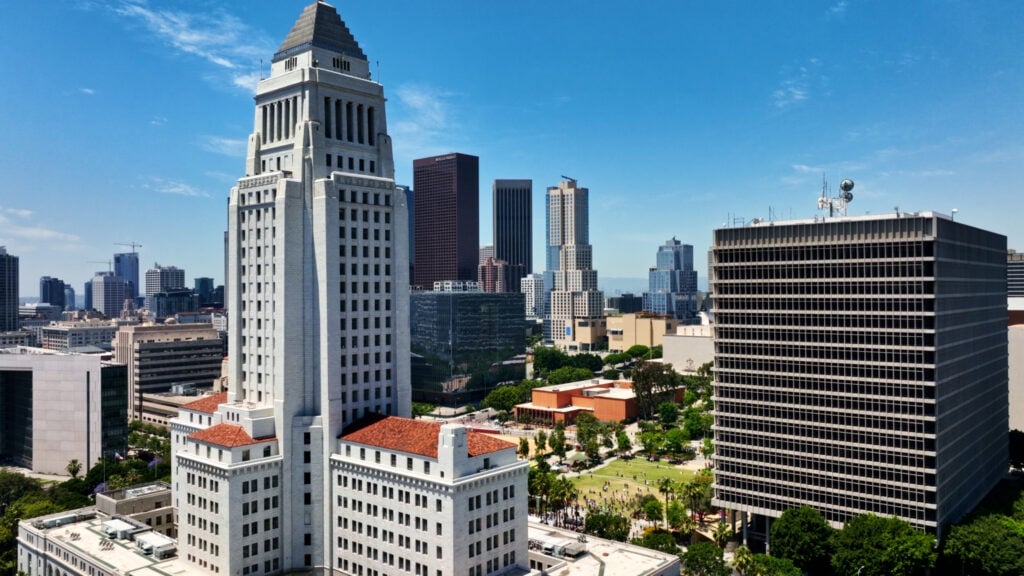 Los Angeles once banned skyscrapers, yet City Hall broke the height limit and proved high-rise buildings could be engineered safely in an earthquake zone.