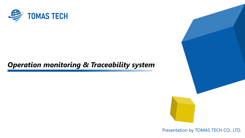 Traceability System Cover EN