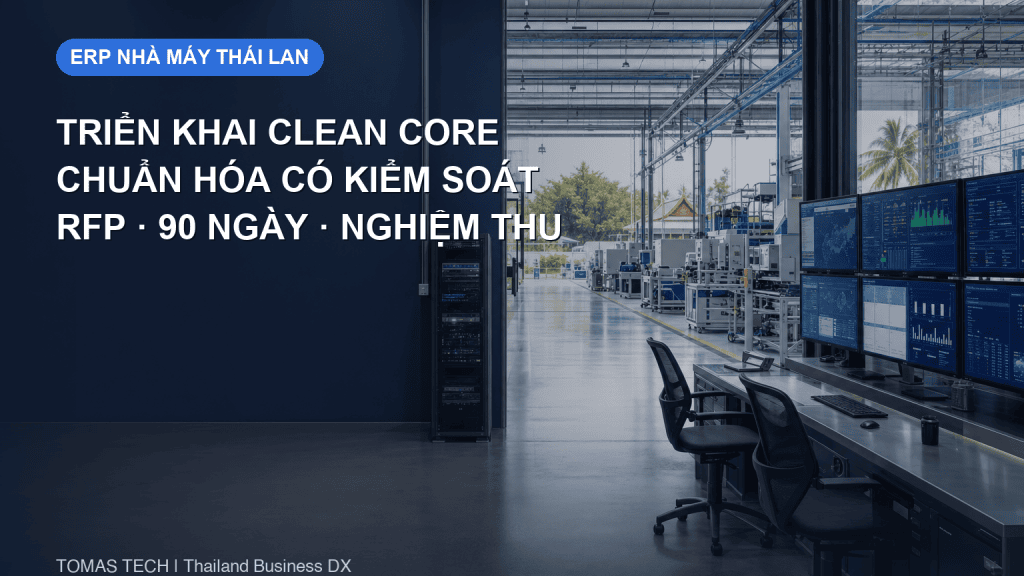 Triển khai ERP Clean Core cho nhà máy tại Thái Lan