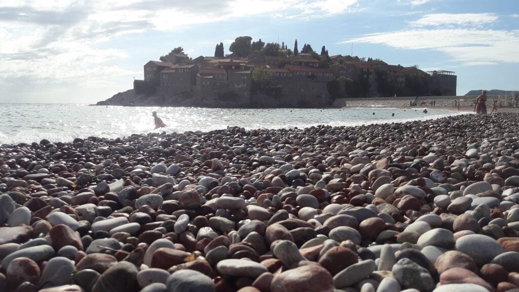 As pedras de Sveti Stefan