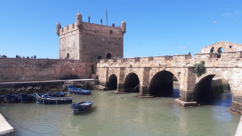 O Antigo Forte Português em Essaouira - antiga Mogador.