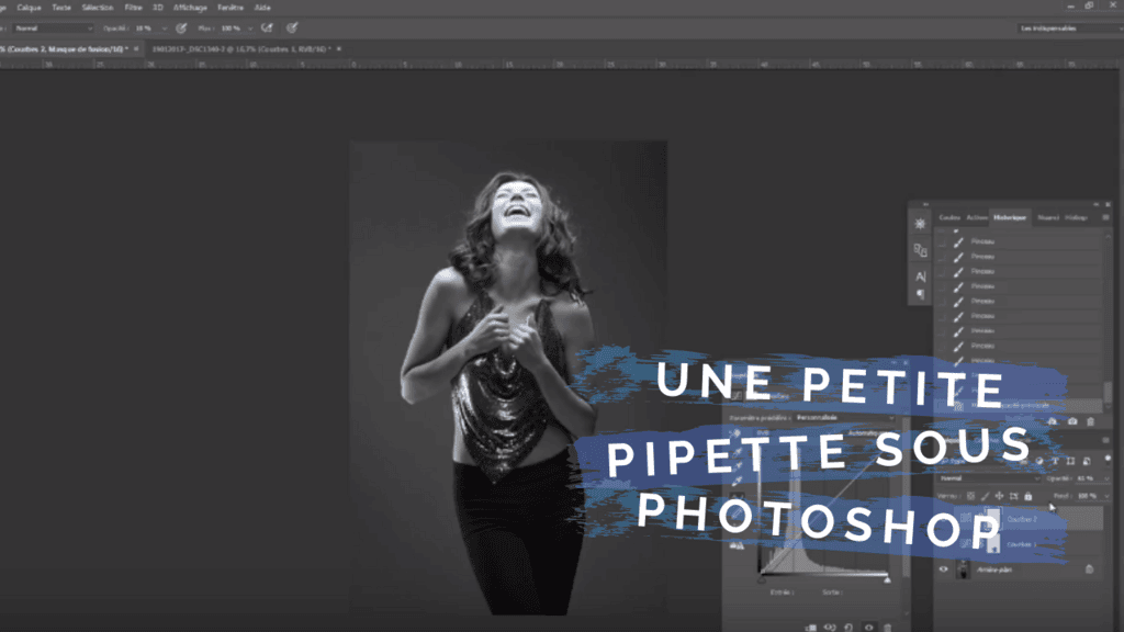 Pipette sous photoshop
