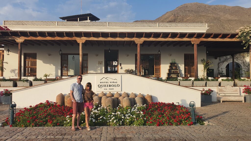 Malka and I enjoying the Quierolo experience