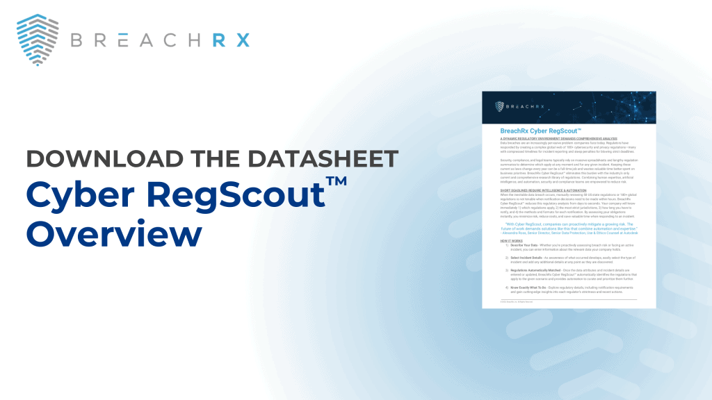 Download the datasheet: Cyber RegScout™ Overview