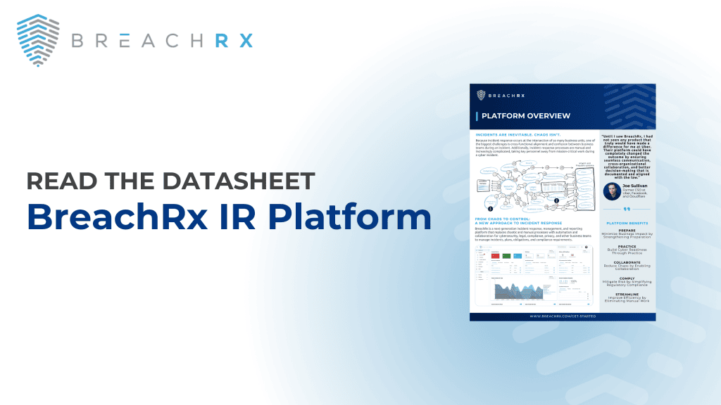 Read the Datasheet: BreachRx IR Platform