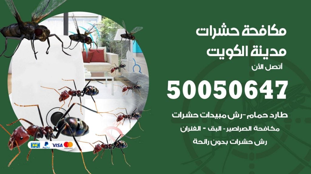 رقم مكافحة حشرات وقوارض الكويت