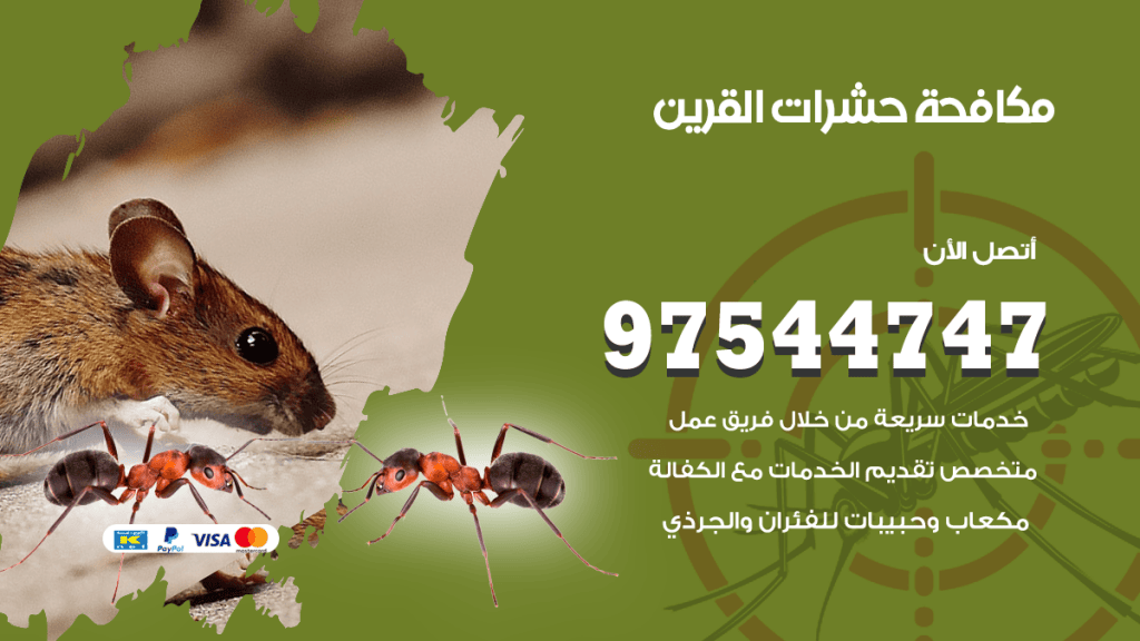 رقم مكافحة حشرات وقوارض القرين