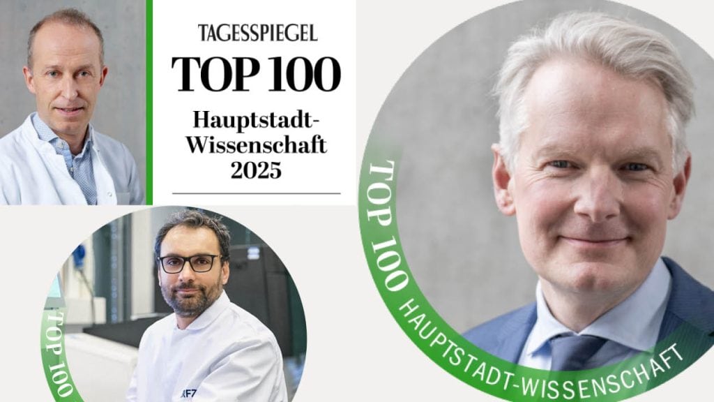 Tagesspiegel 100 Köpfe der Wissenschaft: Drei DRFZ Wissenschaftler
