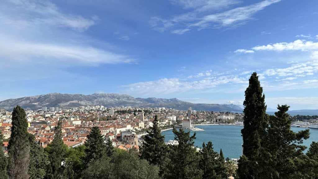 The Best Mediterranean Yacht Charter Destinations in 2025 2 View of Split Harbour Dalmatian Coast