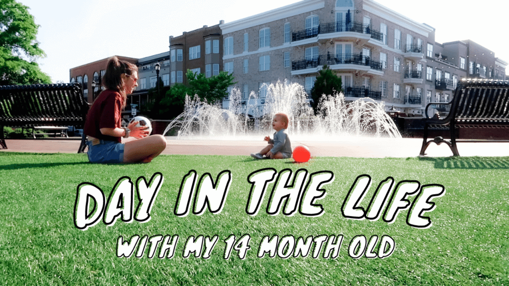 day in the life with my 14 month old thumbnail for youtube