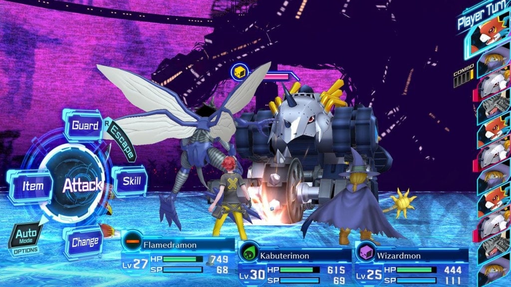 Digimon Story: Cyber Sleuth combattimento