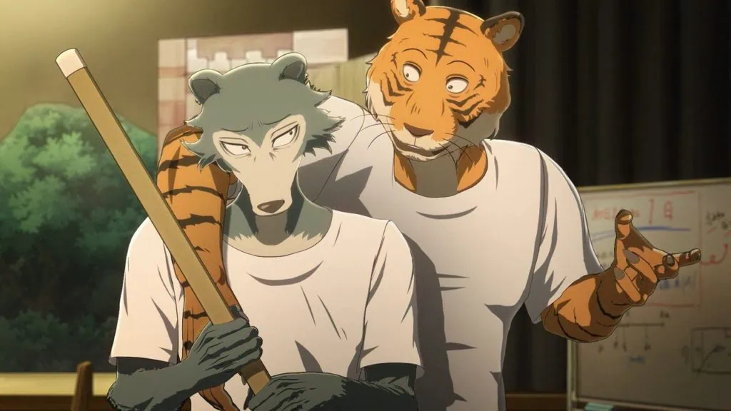 beastars anime tigre lupo