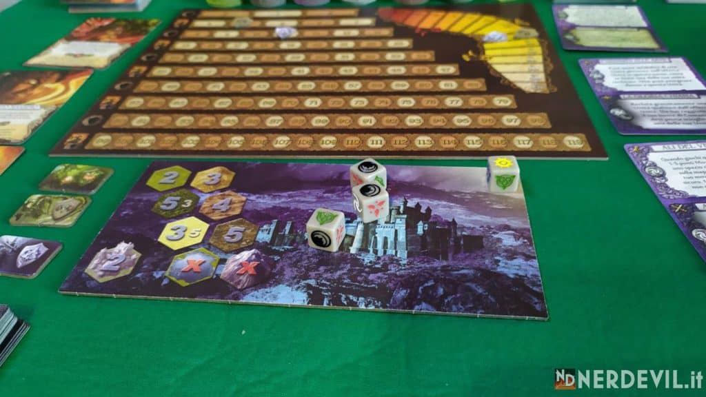 Mage Knight Ultimate Edition Round notturno e mana