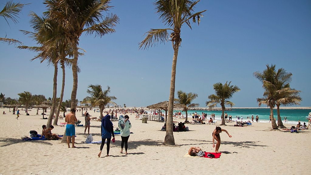 Familienausflug bei Al Mamzar Beach