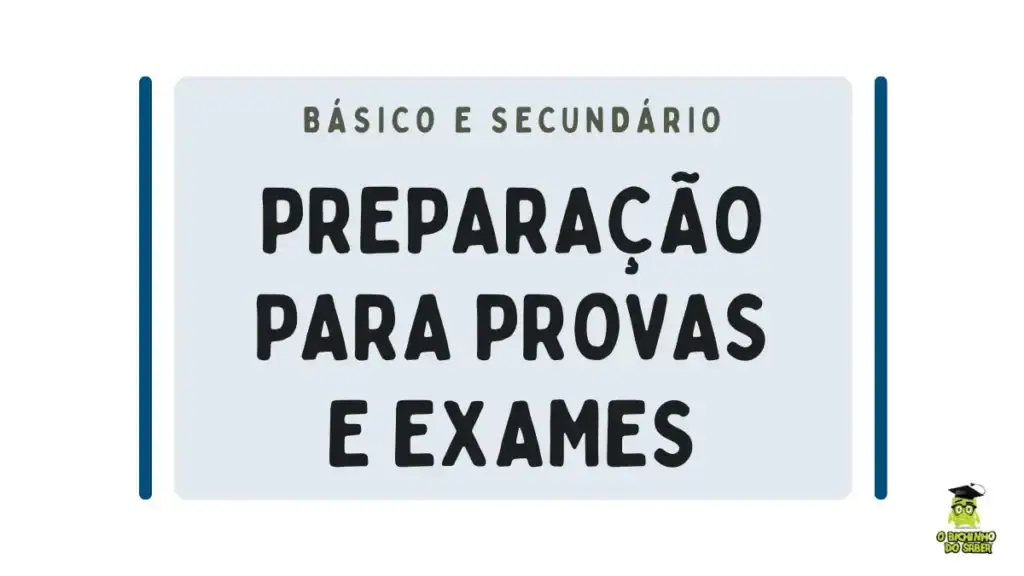 Preparação para as provas e exames nacionais - provas moda, provas finais, exames nacionais