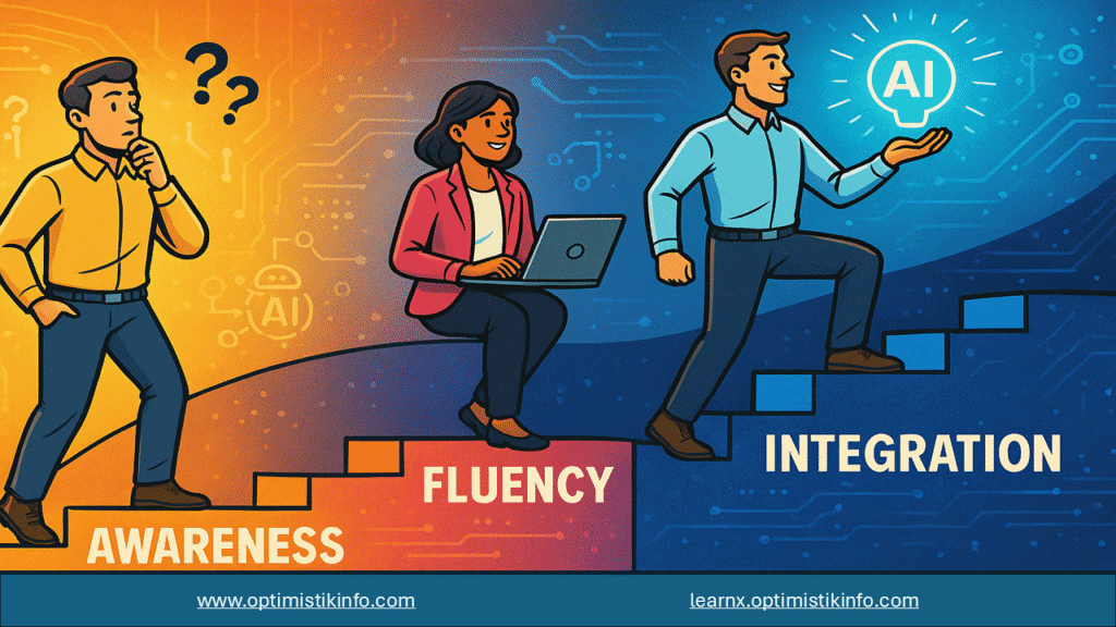 The 3 Stages of AI Adoption Inside Enterprises — Awareness → Fluency → Integration