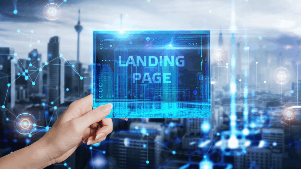 Landing pages for ads