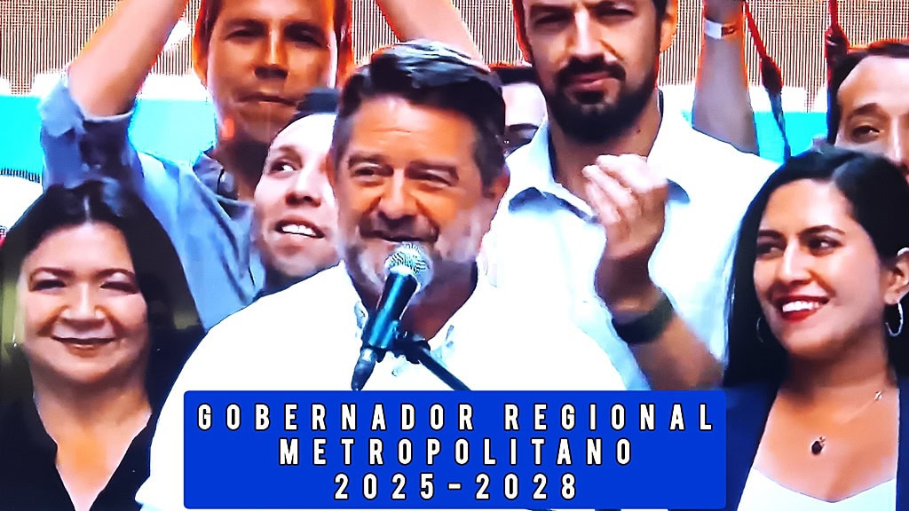 Claudio Orrego reelecto como Gobernador Metropolitano 2025-2028
