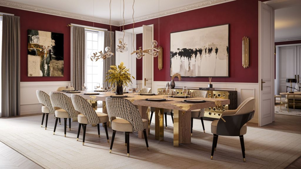 2-3-1024x576 2-3-1024x576 Luxury Dining Chairs: dining table with marble and beautifull chairs luxury dining chairs Luxury Dining Chairs for Modern Interiors 5 Elegant Dining Room Ideas 2 3 1024x576