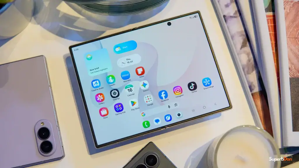 Samsung Galaxy Z Fold8 unfolded