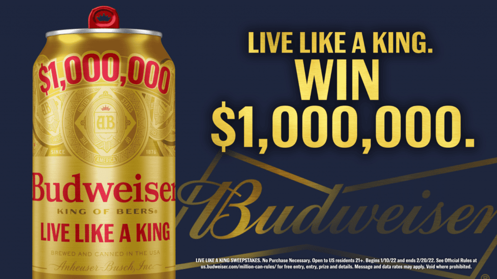 Budweiser Live Like a King Sweepstakes