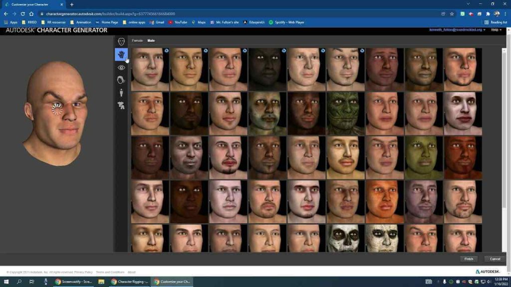 AutoDesk Character Generator