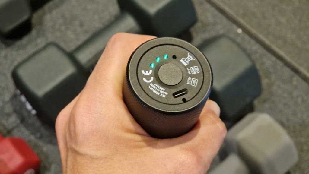 Bedienung der Blackroll Fascia Gun