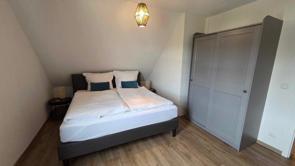 Schlafbereich in der Suite bei Suite-Apartments „Da Giovanni“