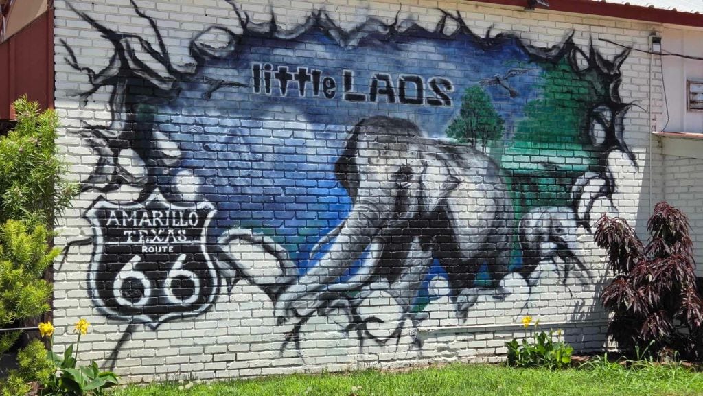 Street-Art auf der Historic Route 66 in Amarillo