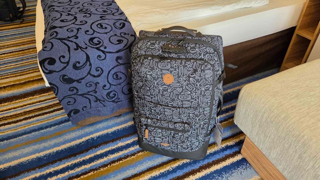 Cabaia Weichschalenkoffer M bei der Kreuzfahrt