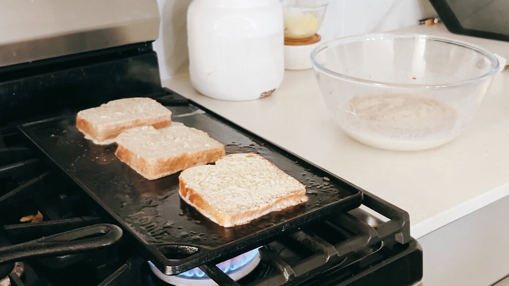 Sourdough French Toast with a Brûléed Sugar Crust