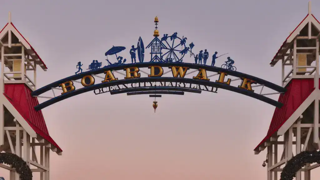 Ocean City Boardwalk Sign