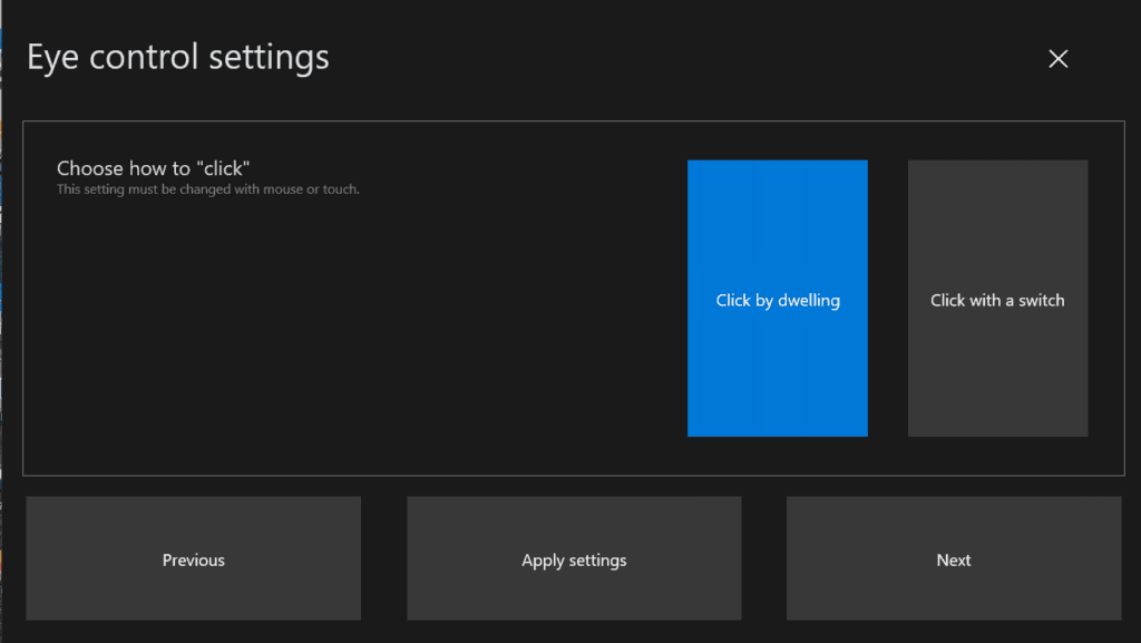 Eye Control Improvements Windows 10 Insider Preview Build 19582
